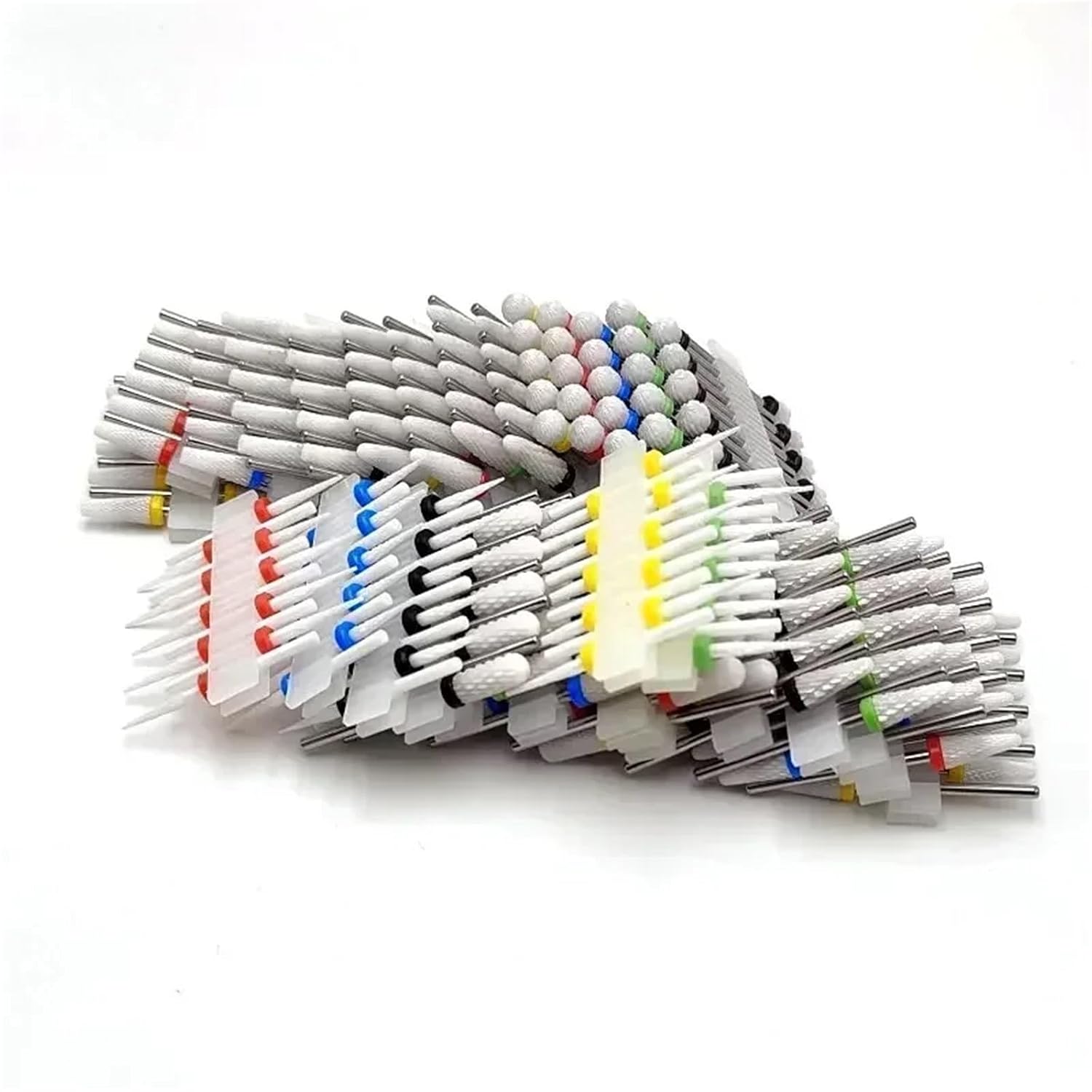 10 Ceramic Drill Bits, Milling Cutters, Rotating Nail Polish Grinding Machine Accessories, Overflow Removal Tool Accessories(17)