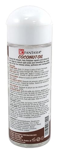 Miniatura 2 de Fantasia Pulidor de cabello Ic 6oz aceite de coco (paquete de 6)