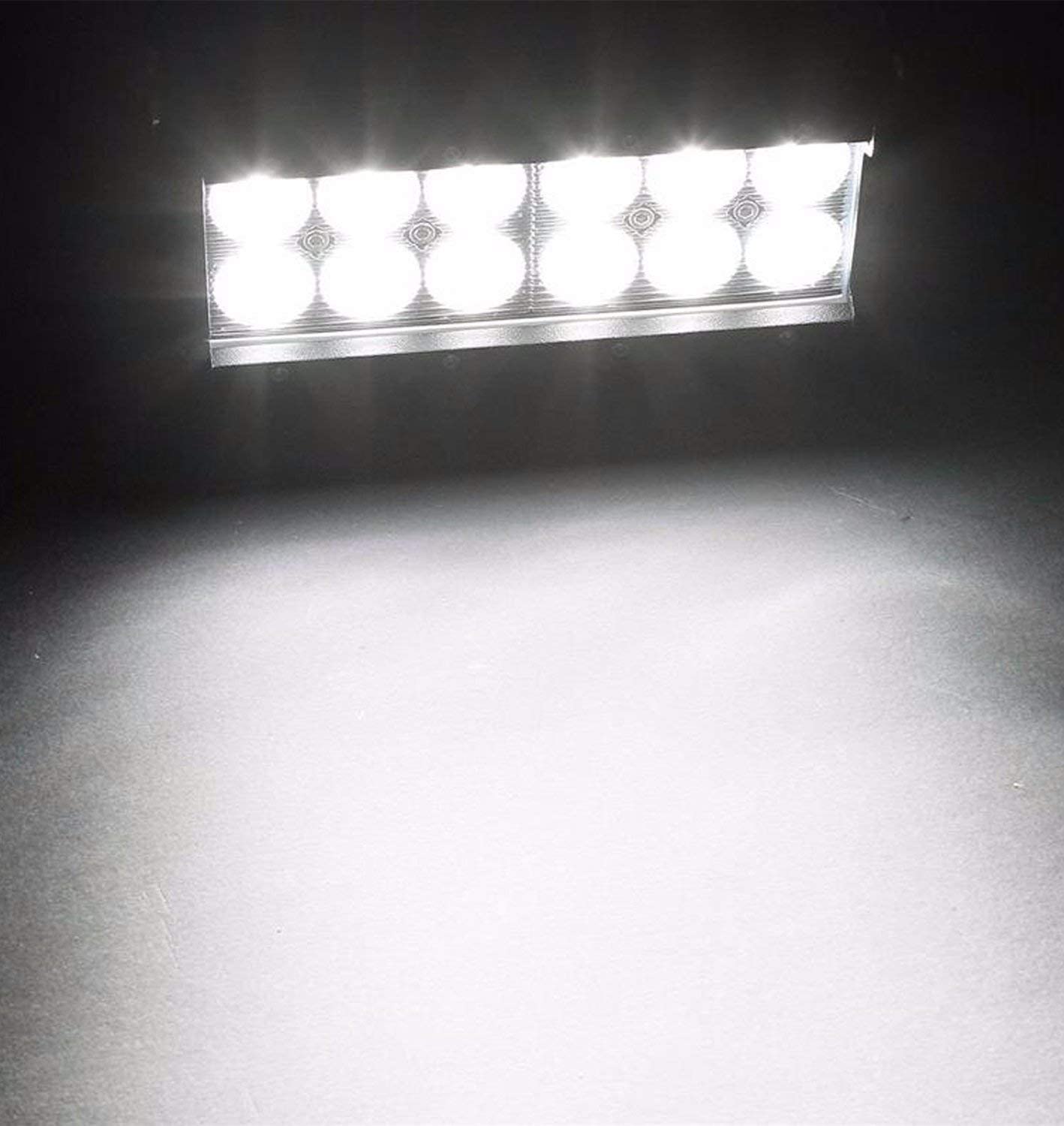 Barra LED Willpower 36W 18cm – Luce Da Lavoro A Led, Fari A Inondazione 6000K, Impermeabile IP67, 12V/24V – Per Auto 4x4, ATV, Barca E Camion