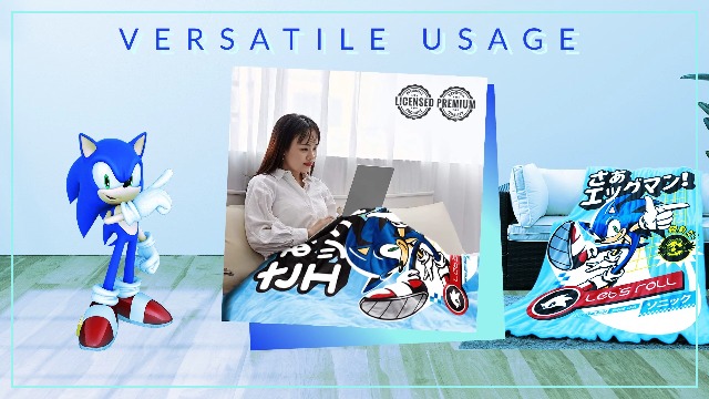 Sonic The Hedgehog Blanket In Blankets & Throws for sale