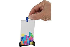World's Smallest Tetris Travel Board Game - Mini Tetris Classic Board Game