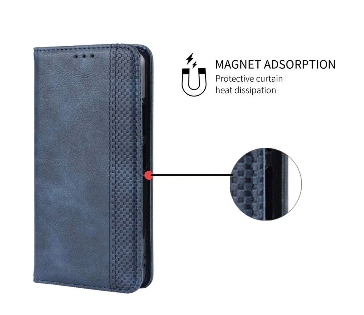 Flip Folio PU Pelle Portafoglio per OPPO A9 2020 Cover con chiusura magnetica,tasca con cerniera,con 7 scomparti per carte di credito,con Cinturino da Polso Magnetica Goffrato Fiore Cover Viola