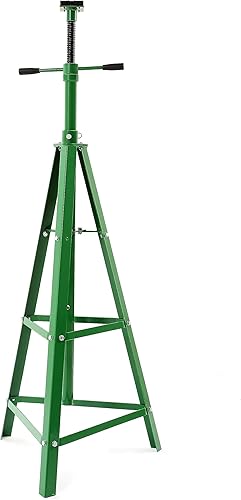 Miniatura 2 de HECASA 2 toneladas debajo del alzamiento Jack Stand para talleres de reparación de garajes Altura ajustable Soporte de gato de elevación alta 55-58"