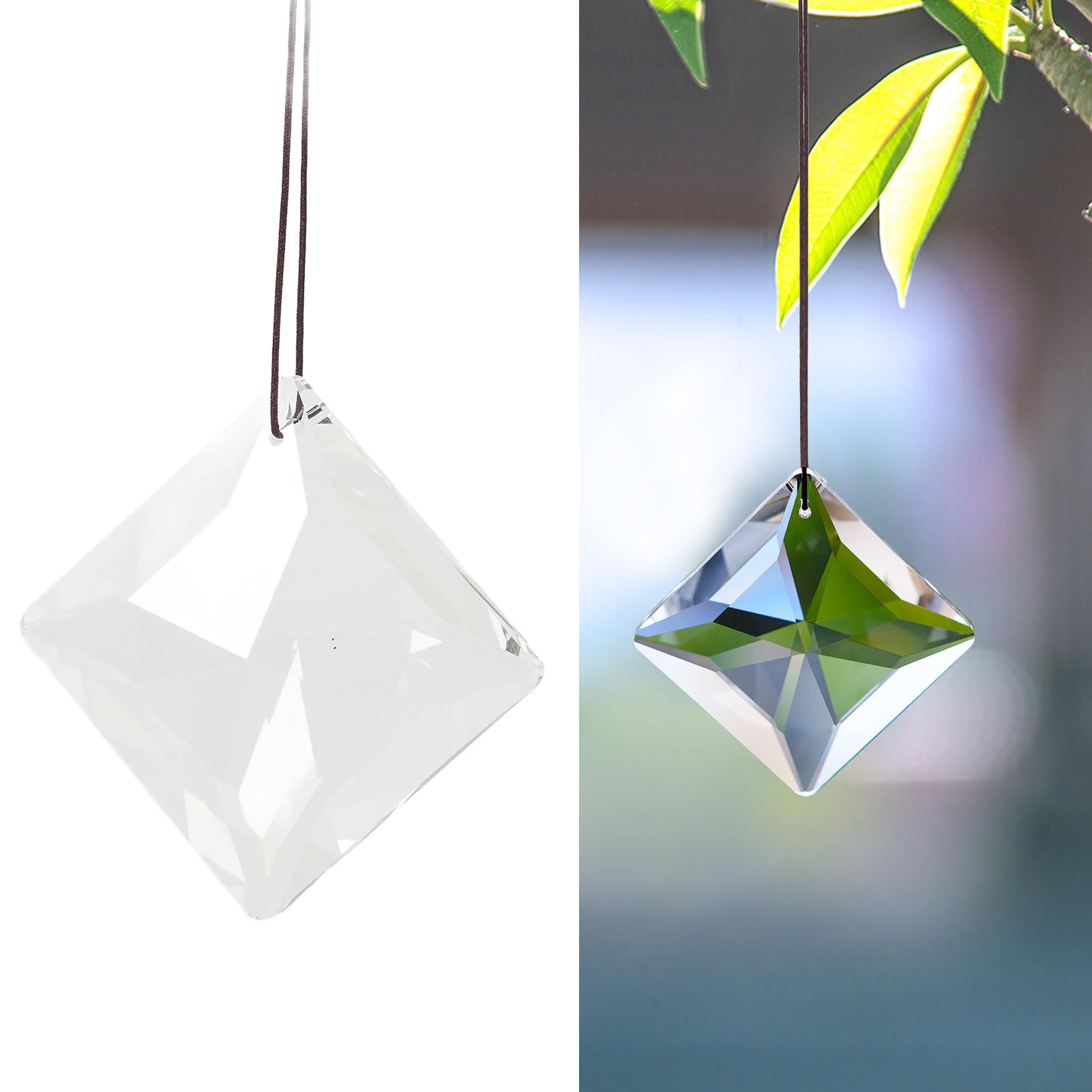 Tapvai 20 stuks zonnevangers kristal, 20 mm kristallen om op te hangen, Suncatcher kristal, kleurrijke kristallen regenboog, kristallen zonnevangers voor Feng Shui/waarzeggerij of