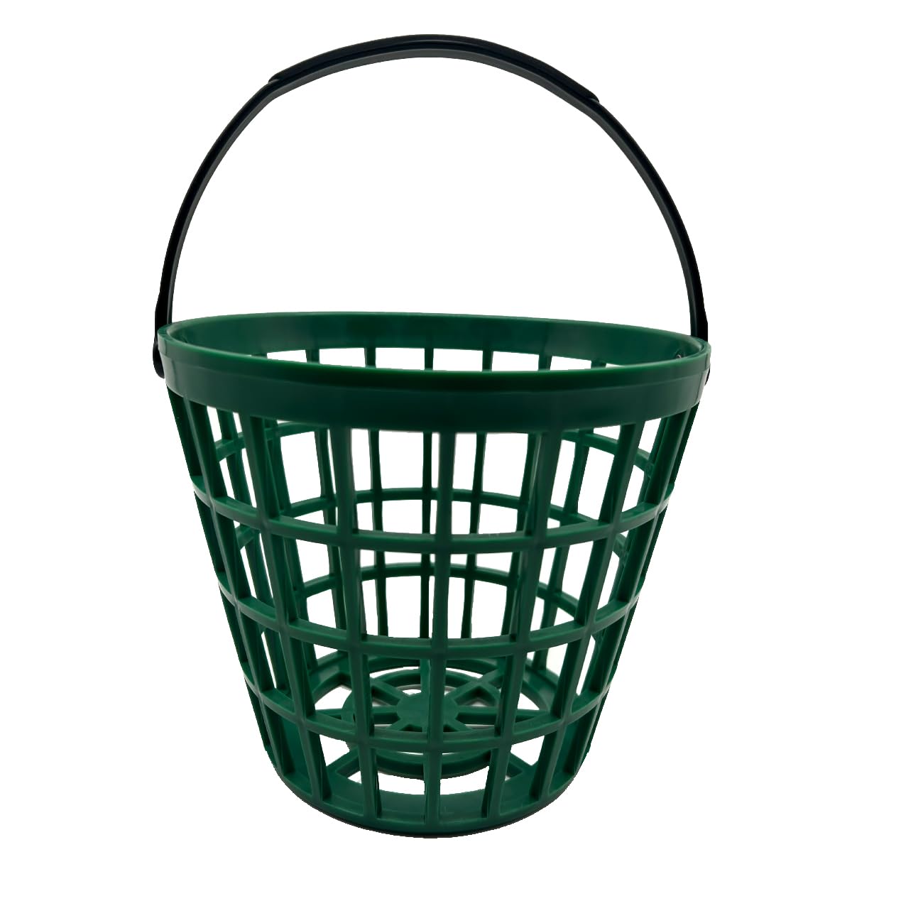 ZoiscPure Golf Ball Basket, Golf Balls Container Case,Ball Bucket with Handle,Balls Holder,Holds 50 Balls,Green Color