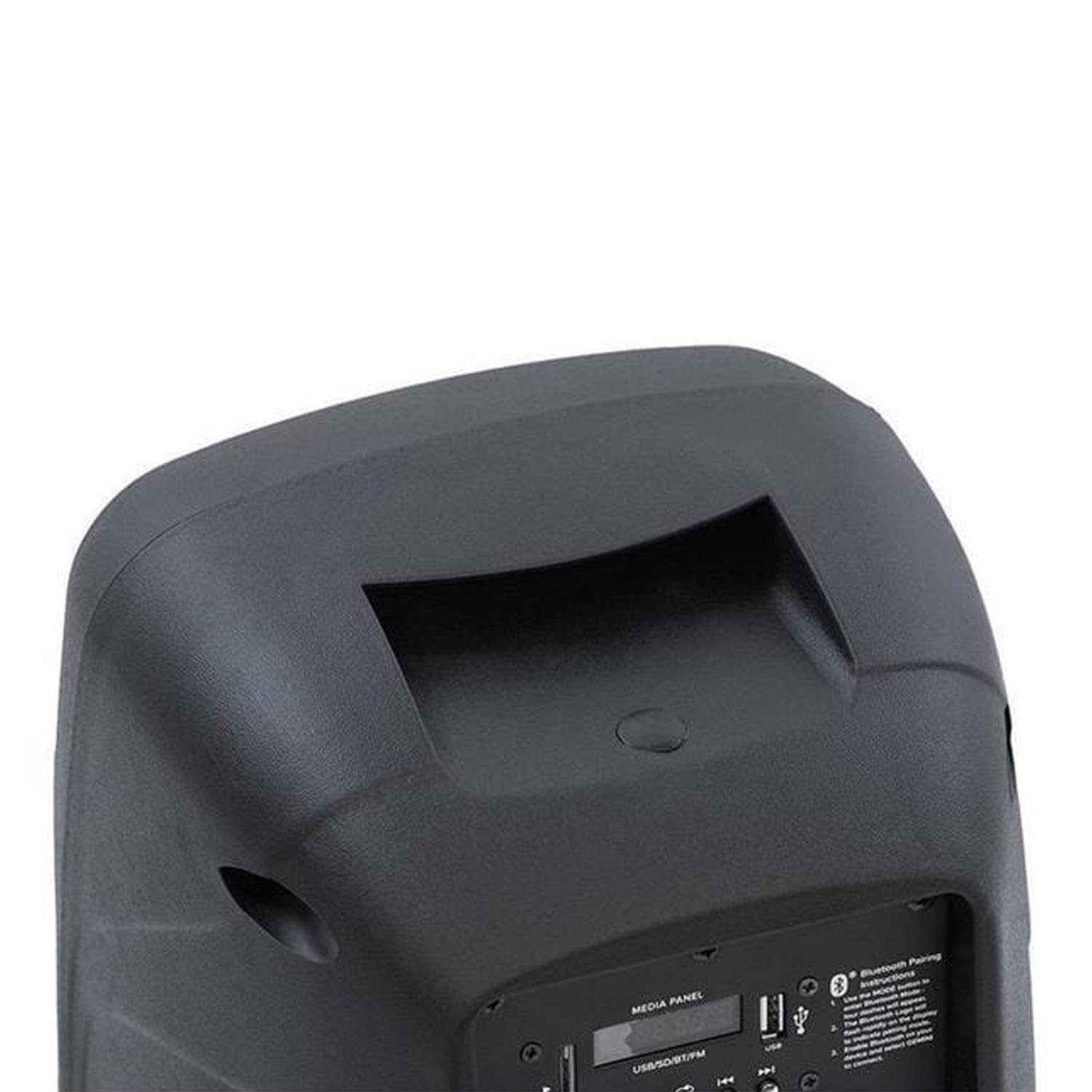 Enceinte Active Gemini AS 08 Togo Active sur Batterie - 500W - 2 MICROS, USB/Bluetooth/AUX/SD, SONORISATION DJ PA Pied
