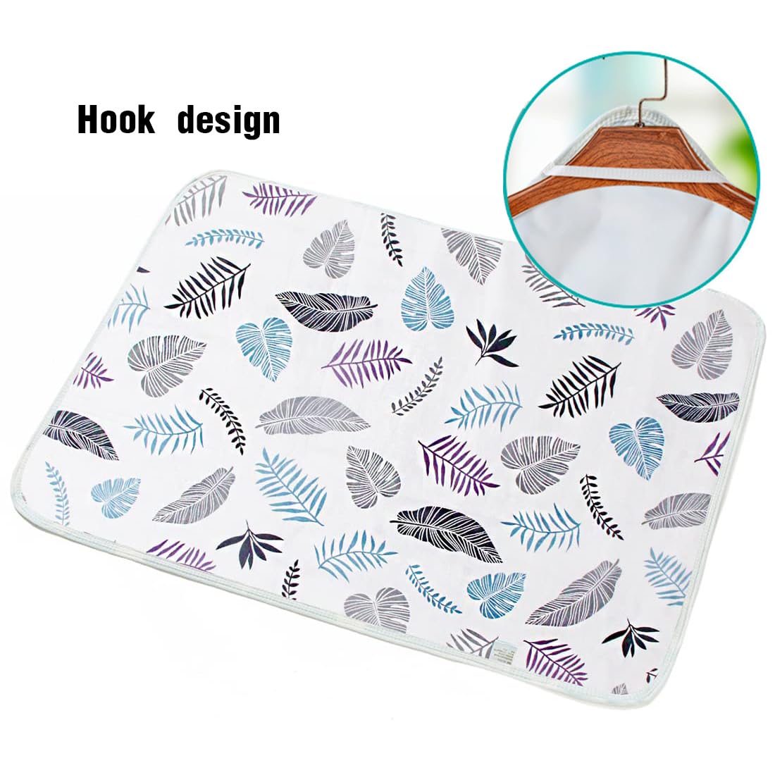 Fasciatoio Portatile Impermeabile 50x70cm - Telo Cambio Pannolino Lavabile, Per Viaggi - Foto 3