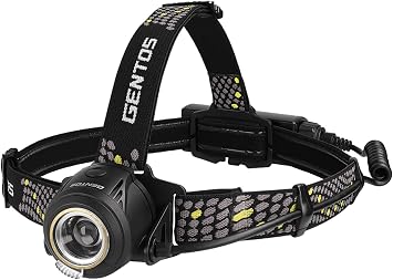 GENTOS Liberty LY-186R LED Headlight, USB Rechargeable, Brightness 510 Lumens, 6 Hours of Practical Lighting, Rear Recognition Light, Dedicated Rechargeable Battery, Uses