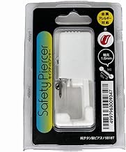 JPS (Manly Wave) Manly 5B18T 5B18T Tongue Safety Piercer (Medical Use) [14G (0.06 mm) 0.7 inch (18 mm)] Pure Titanium Earrings