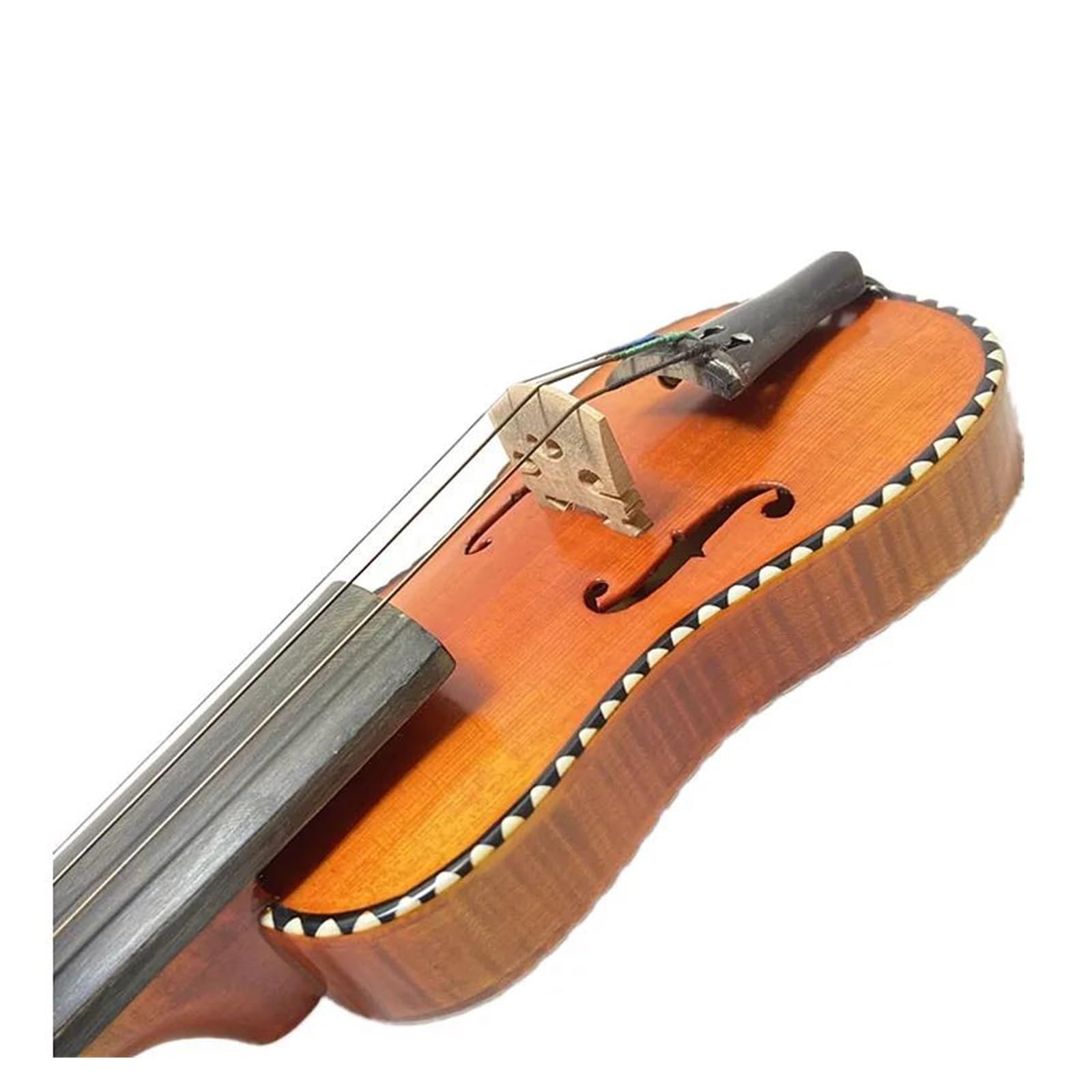 Violino Strumento A Corda Violino Da 5 5/8 Pollici Splendidamente Intarsiato Professionale