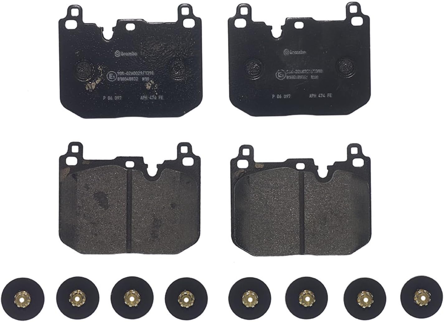 Brembo P06097 Low-Met Front Disc Brake Pad Set MINI OE# 34106884224