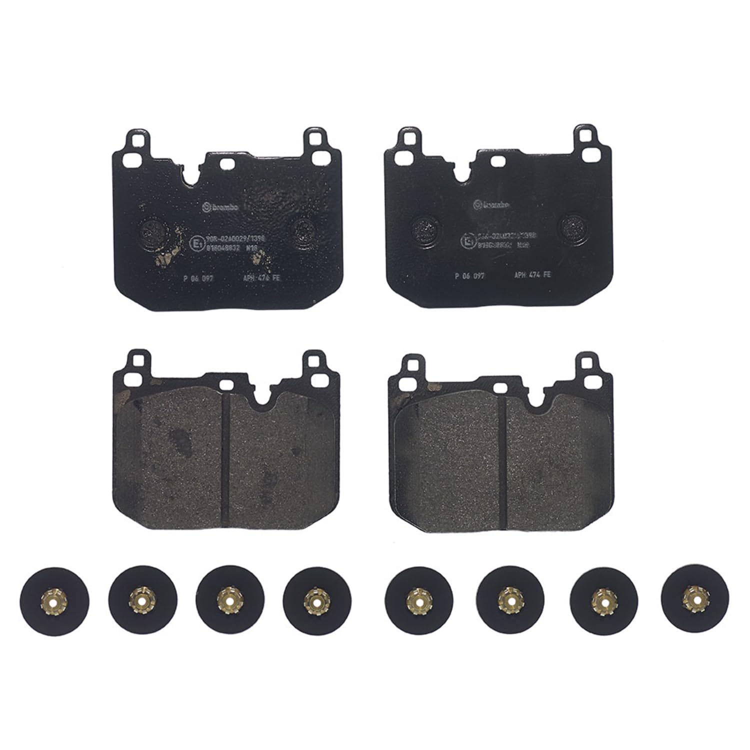 Brake Pads Set fits MINI CLUBMAN COOPER F54 2.0 Front 2014 on Brembo 34106860020