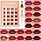 evpct 20 Colors Liquid Matte Lipstick Set Lip Stick Stain Packs Matte for Dark Skin Women,Dark Red Mat Matt Long Lasting Original 24 Hour lipstick lapiz labiales mate 24 horas originales mate