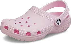Sandália crocs classic clog kids pink milk
