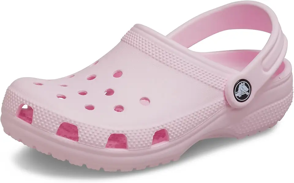 Sandália crocs classic clog kids pink milk
