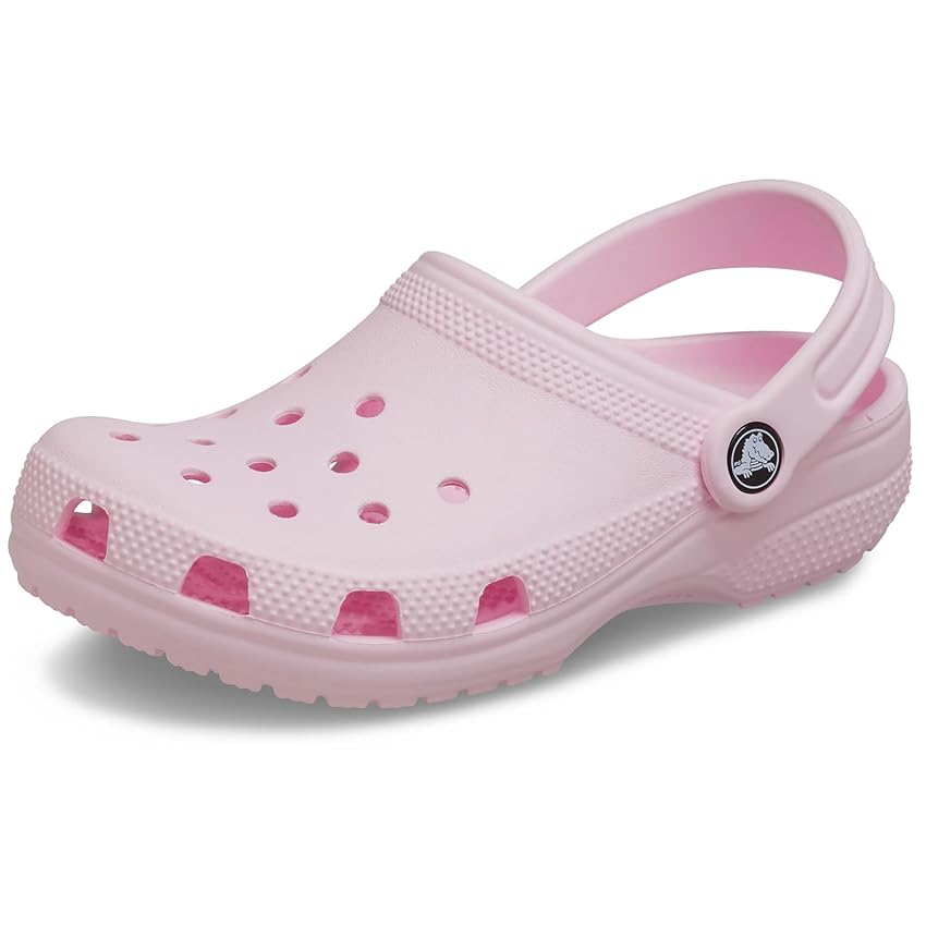 Crocs Classic Clog K, Zoccoli Unisex - Bambini e Ragazzi, Pink Milk, 32/33 EU