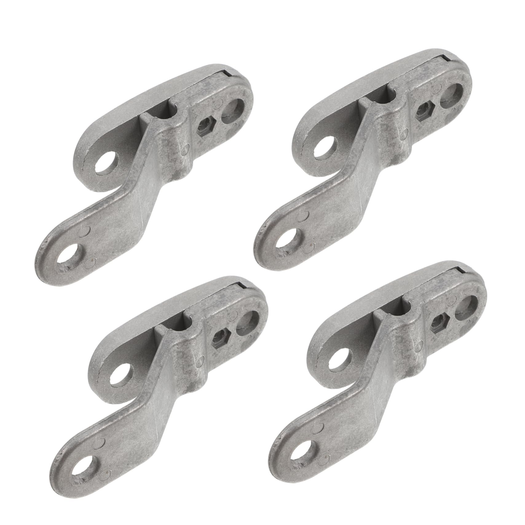 Sosoport Anti-rollover Clamp 4 Pcs Greenhouse Clip Twist Clips for Garden Plant Greenhouse Heavy Duty Metal Construction