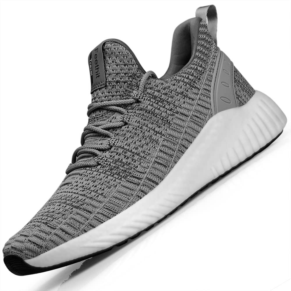 Feethit Running Shoes for Men Breathable Running Shoes Gym Sports Breathable Athletic Trekking