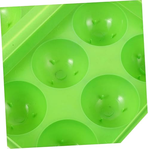Miniatura 5 de Amosfun Dispensador de cereales Soporte de huevos para refrigerador Soporte de huevos con asa Contenedor de huevos para refrigerador, cartones de
