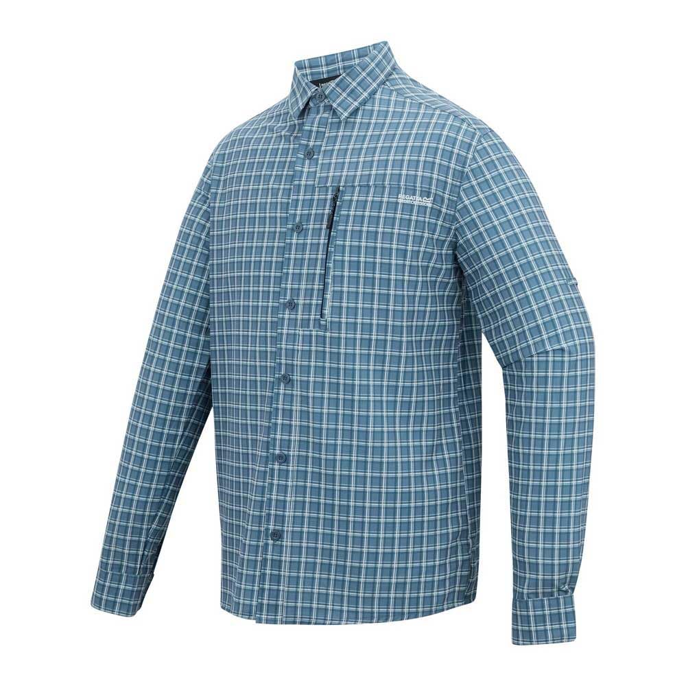 Regatta Herren Anti Inscttrvll/S Regatta Herren Reisehemd Leichtes Langarmshirt