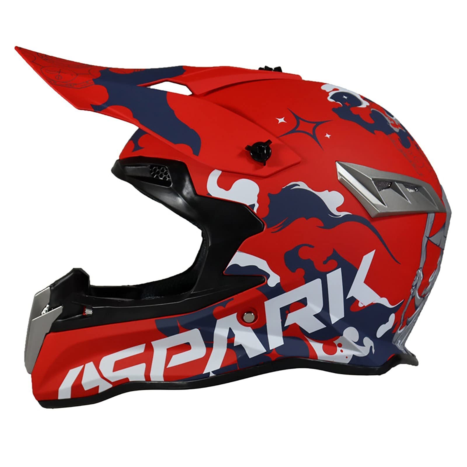 Casque Moto Casque Moto Modulable Boîtier ABS Certification Dot Cyclomoteur Off Road Crash Cross