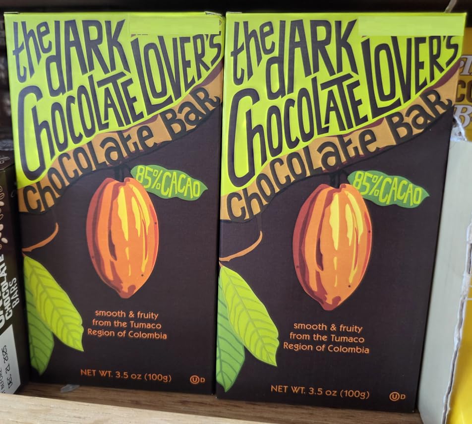 Amazon.com : Trader Joe 85% CACAO Dark Chocolate Lovers 3.5oz 100g