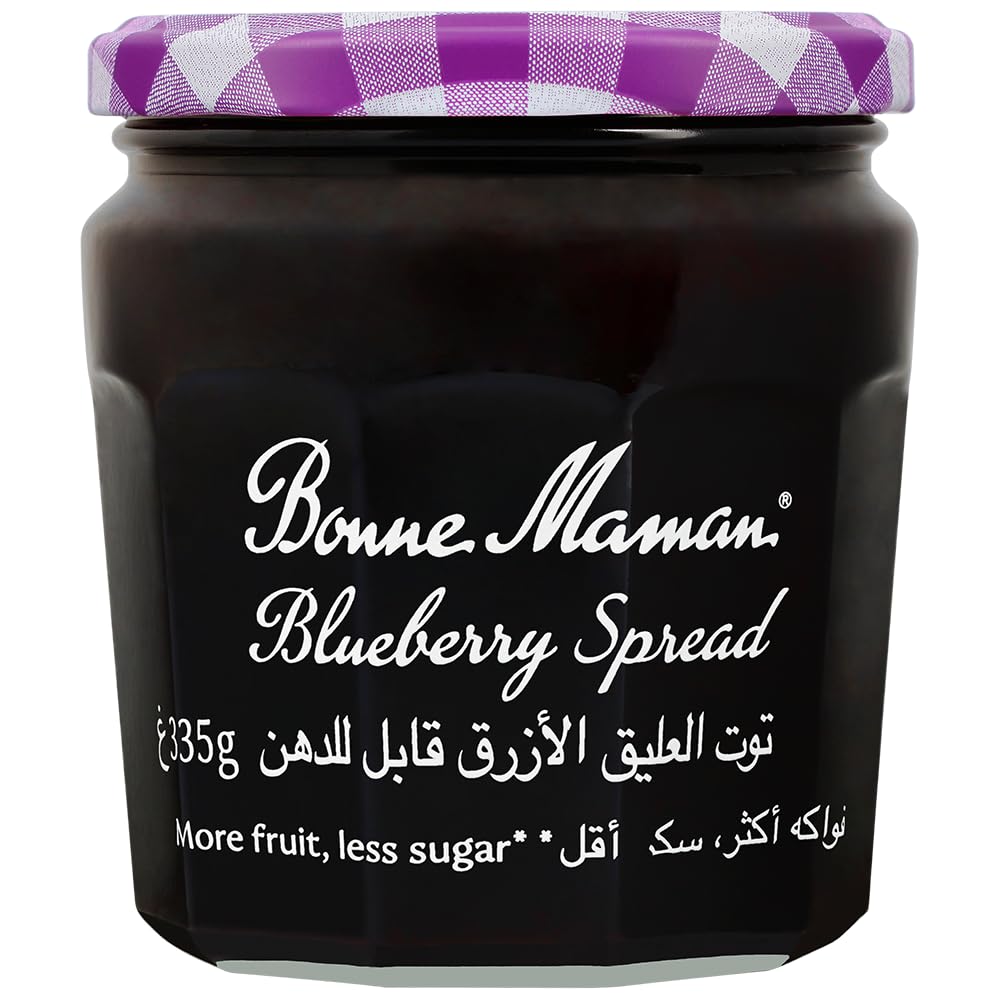 Bonne Maman Intense Blueberry, Made with the Finest Natural Blueberry - 335 gm