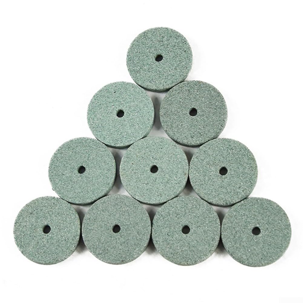 20mm Abrasive Grinding Wheel for Bench For Grinder Replacement Part with Construction for Extended Use (Green)