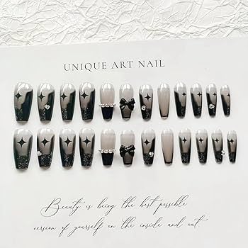 【オーダー専】ネイルチップ 地雷系 モノトーン 白黒 猫 ゴテゴテ ゴスロリ オーダー専】ネイルチップ 地雷系 モノトーン 白黒 猫 ゴテゴテ