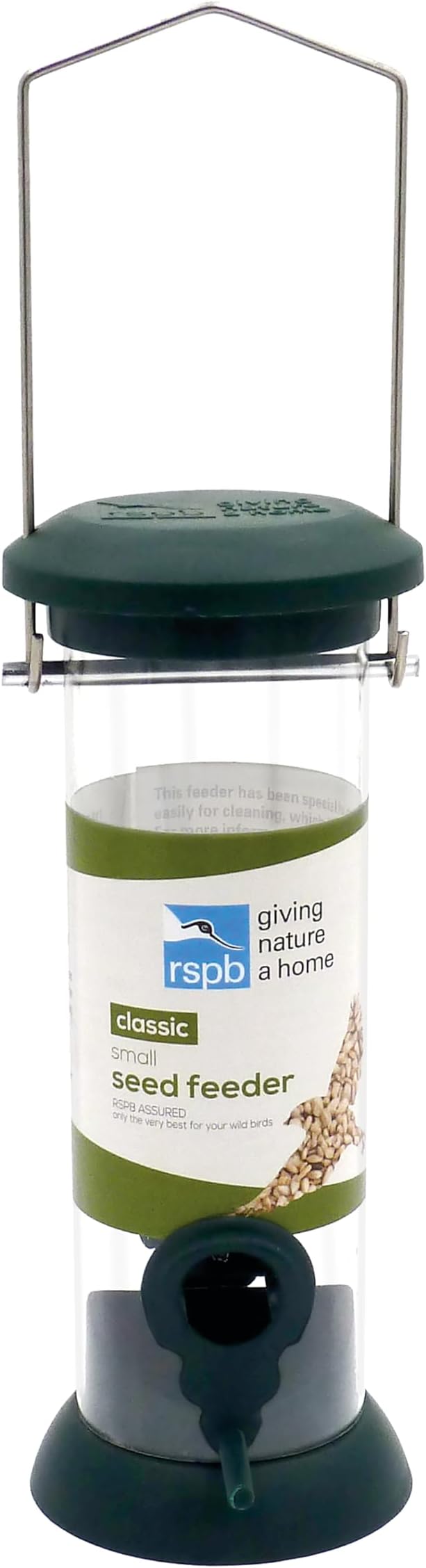 JKG® 2 x DELUXE WILD BIRD SEED FEEDER Easy Fill Seed Dispenser