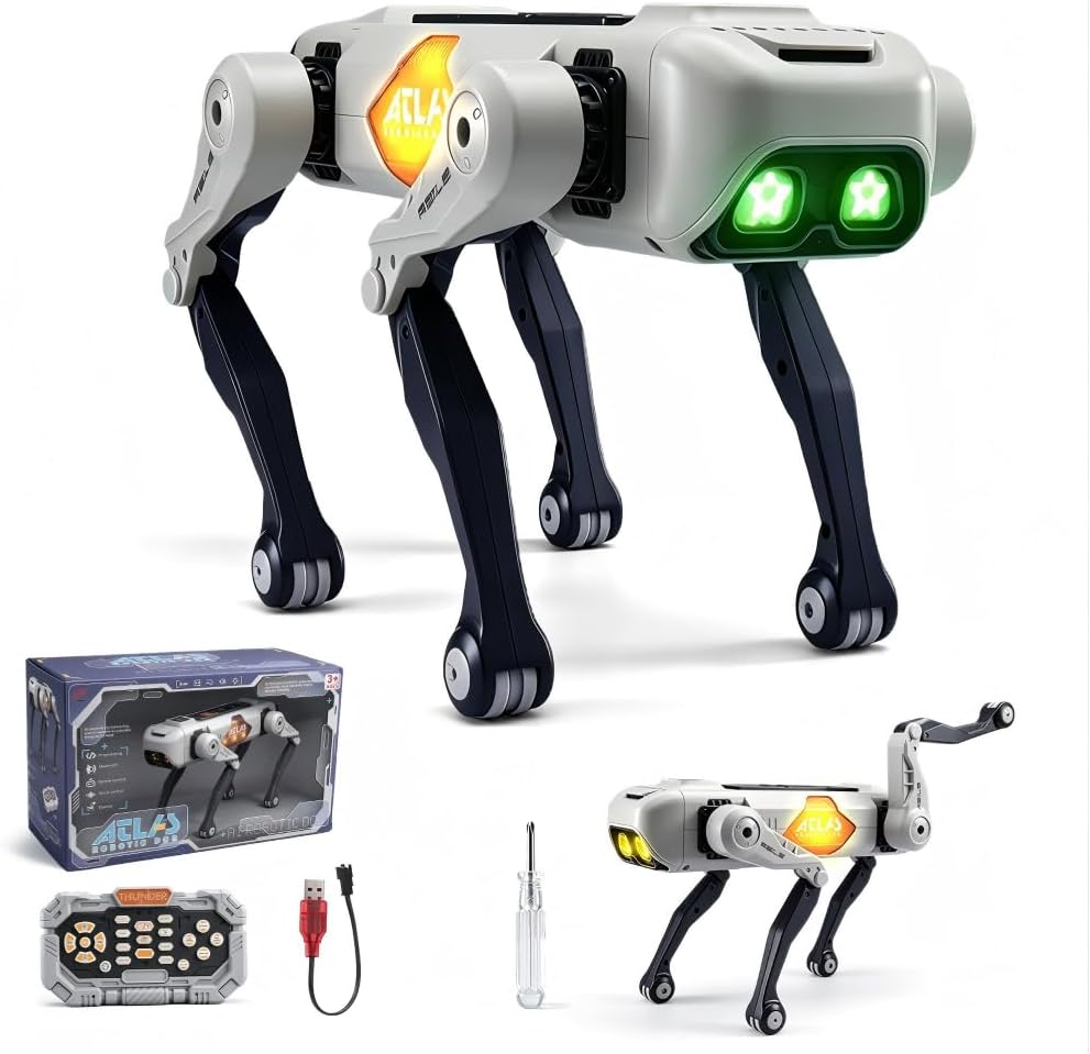 Interactive Smart Robot Dog Voice App Control STEM Toy Gift For Kids 6-12