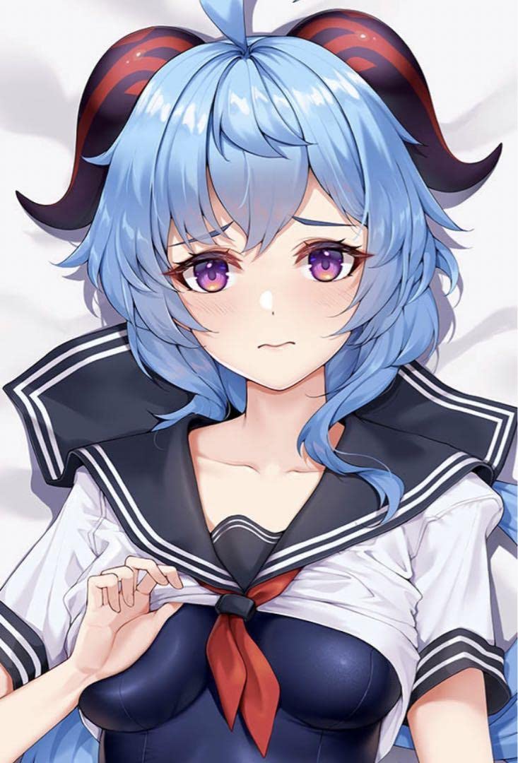 Amazon | 原 神 甘雨 制服 等身大抱き枕カバー | アイドル・芸能人 