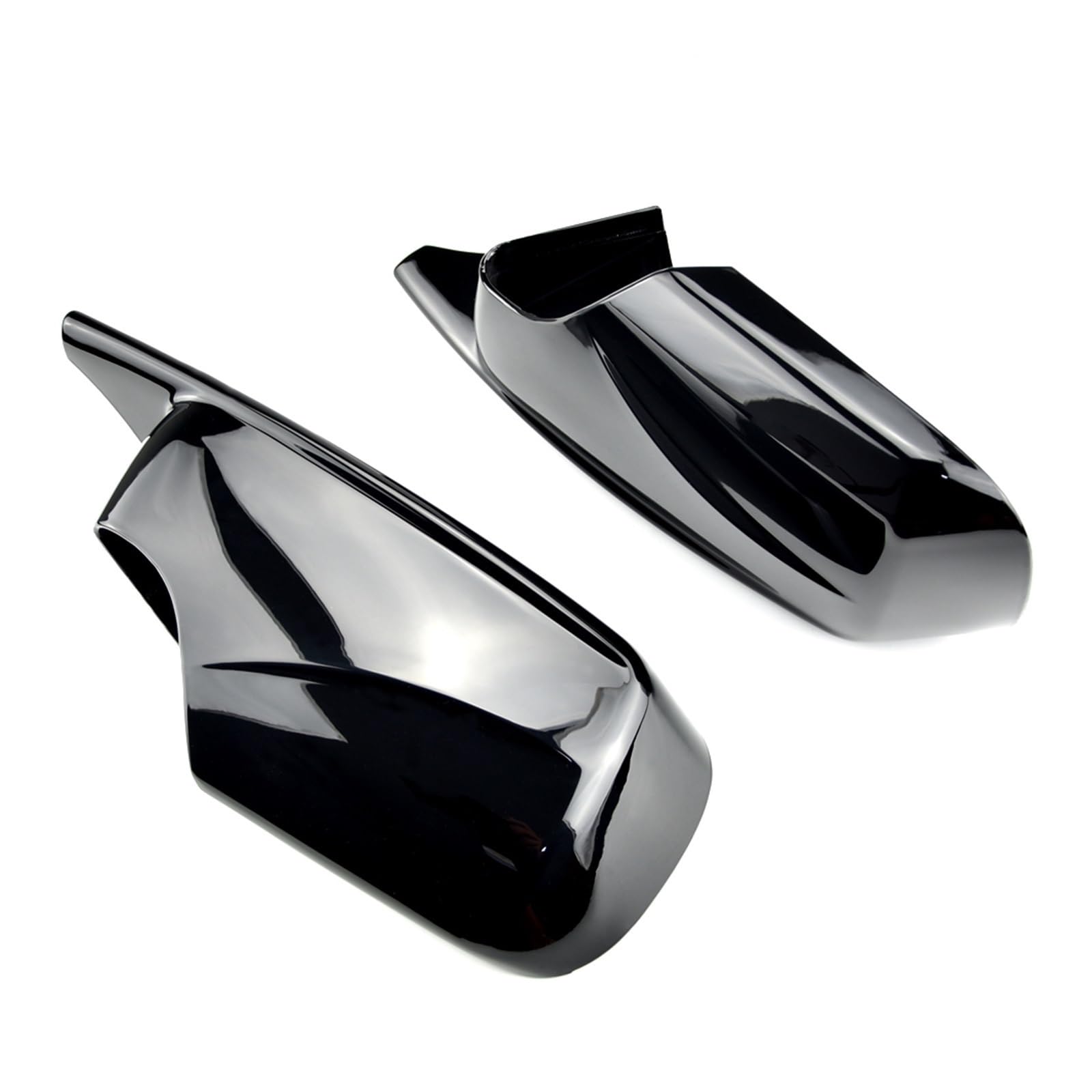 Specchietto retrovisore dell'automobile Per BMW E46 316i 318i 318d 320d 320i 323i 325i 328i 330d 330i ABS Copertura specchietto retrovisore Coperchio(Glossy Black)