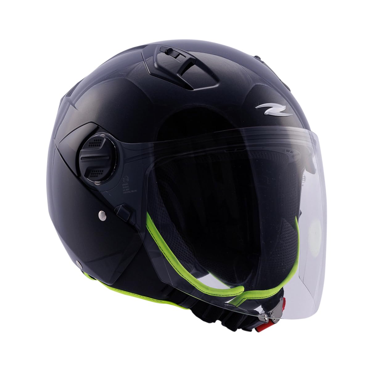 ZEUS-ZS 213 Açık Motosiklet Kaskı Pearl Black XL