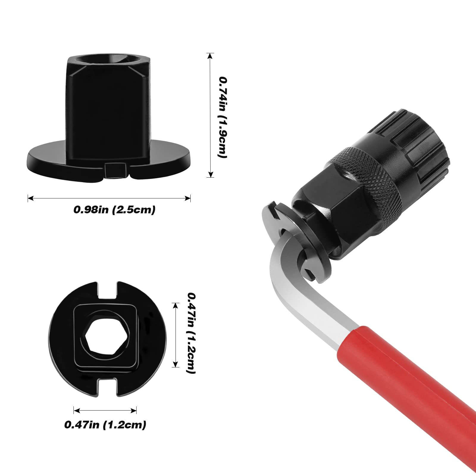 Kit Herramientas Bicicleta – Llave De Cadena Y Extractora De Casete, Para 7-12 Velocidades, Acero Forjado