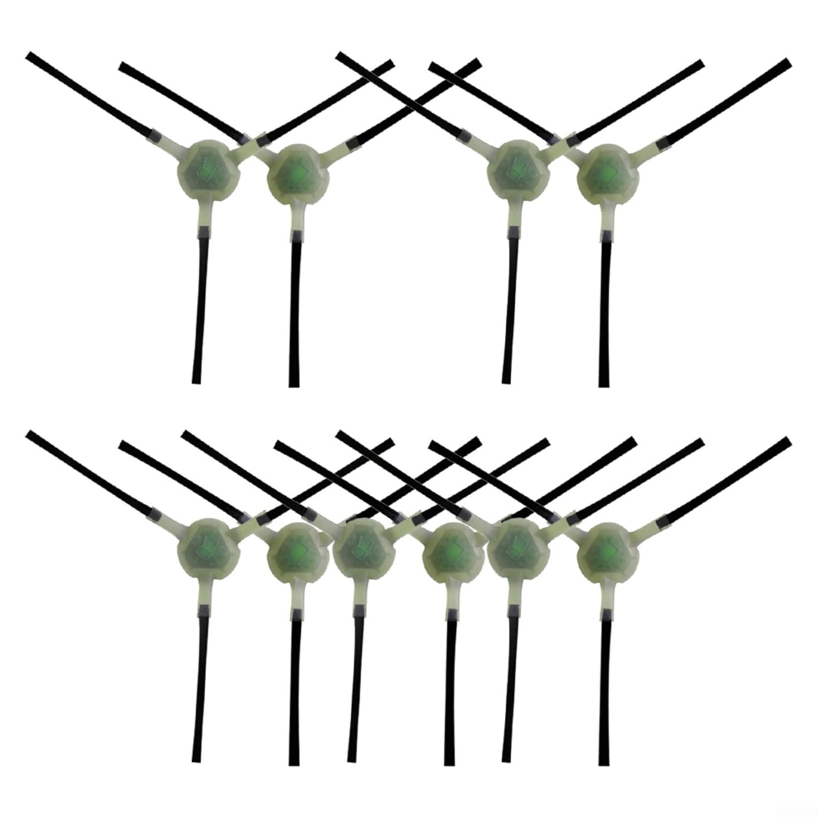 Vasiumic Seitenbürsten Ersatz Für Saugroboter - 10er Set Für Vexilar W6 | Eckreinigung | Einfacher Wechsel