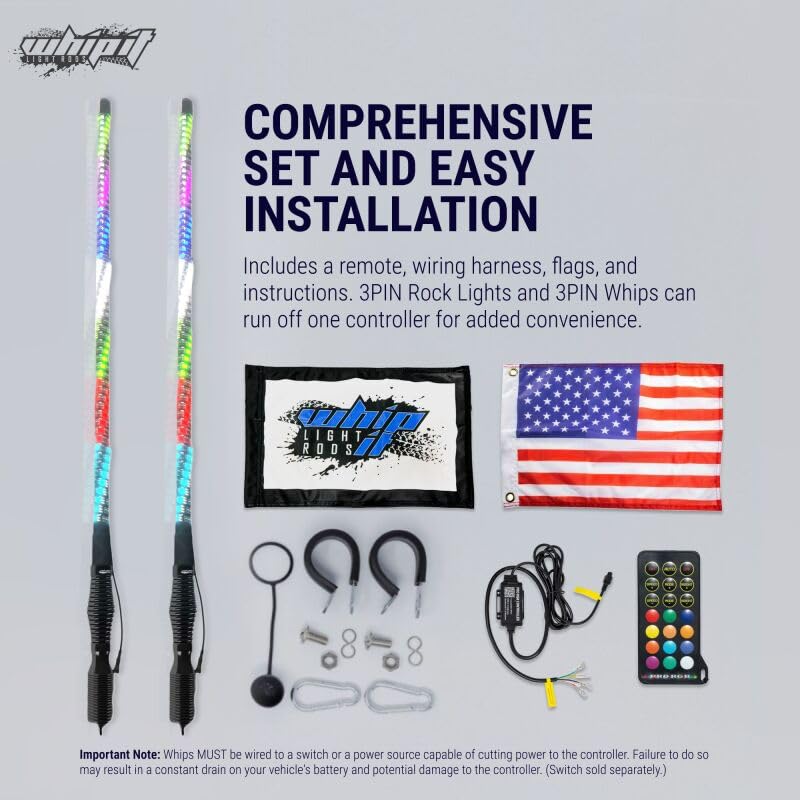 Whip It MAG-CHSBTR-152 WHI Light Rod