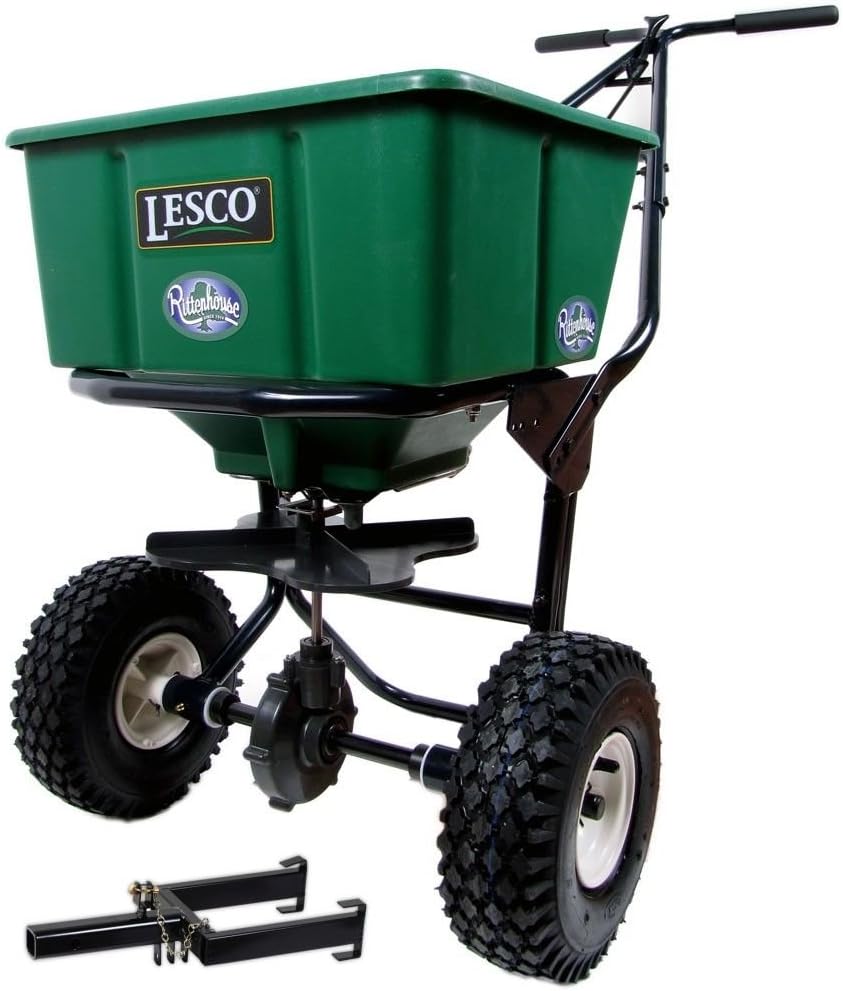 Lesco 50 Lb. Push Spreader 092807 with Rittenhouse