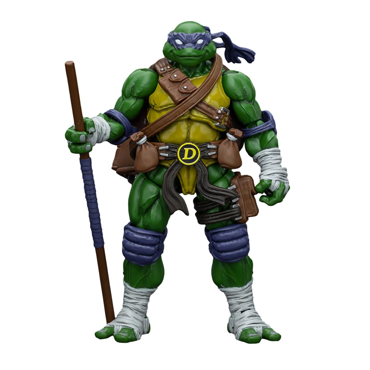JOYTOY 1/18 Scale TMNT-Donatello Action Figures, 10.6cm, Poseable Joints and Detachable Weapons