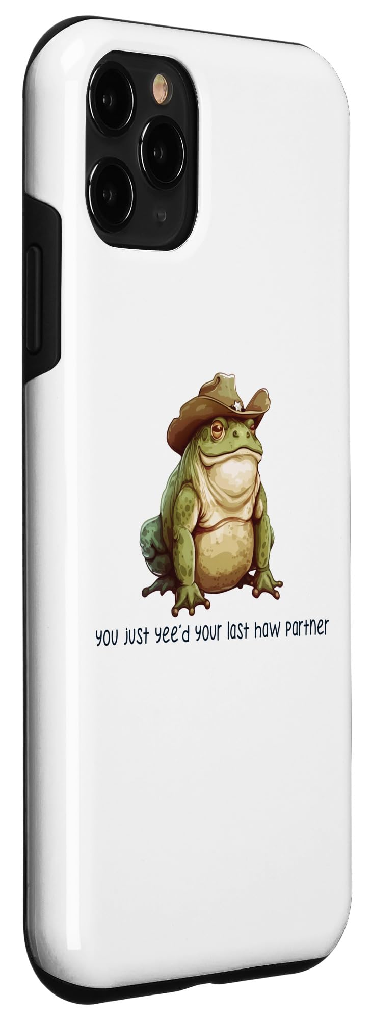Amazon.co.jp: iPhone 11 Pro おかしなカウボーイ カエル ミーム Yees Haw パートナー カエル愛好家デザイン  スマホケース : Electronics