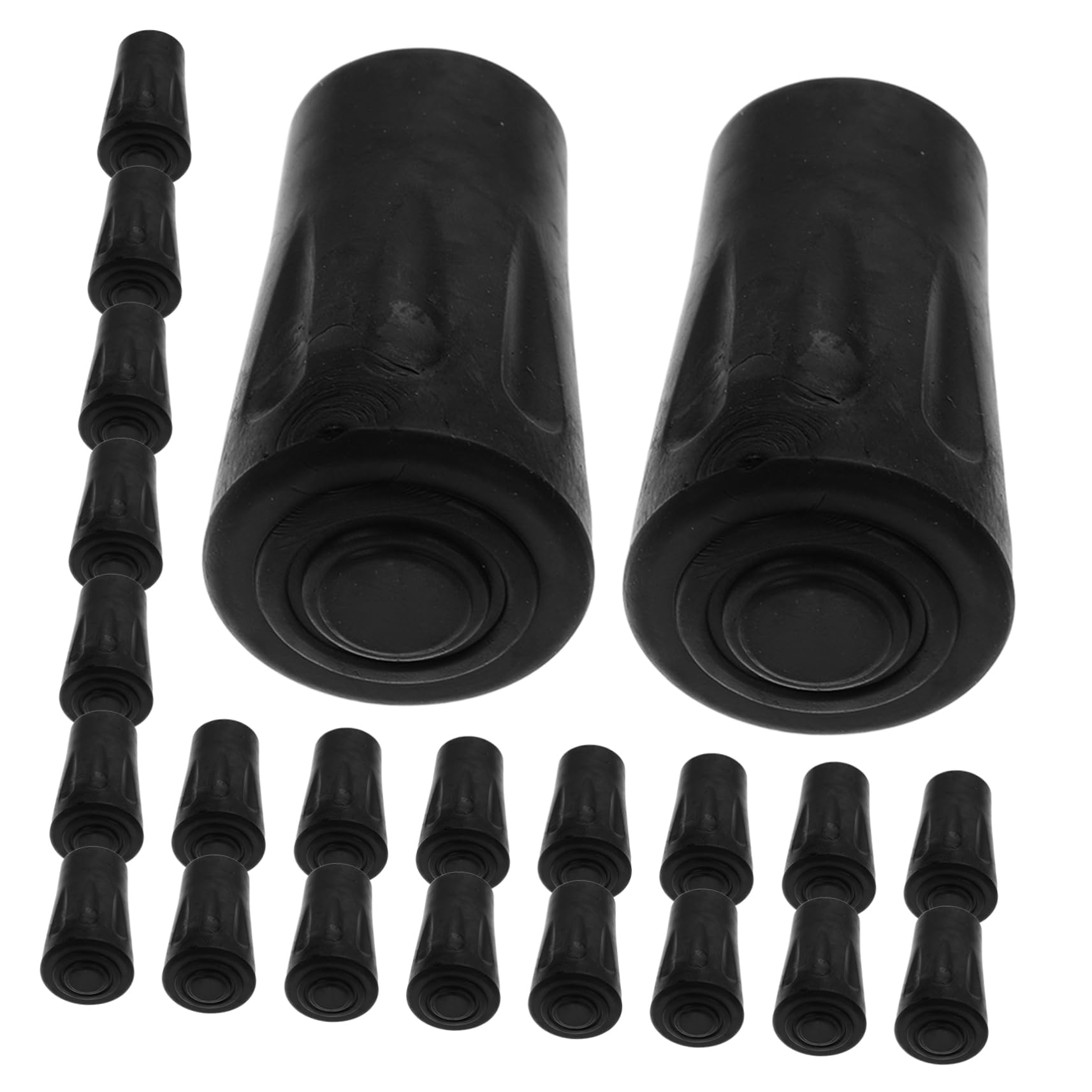 SUPVOX 50piezas Tapones para Bastones De Senderismo De Puntas para Bastones De Trekking Accesorios Antideslizantes para y Uso Interior Exterior
