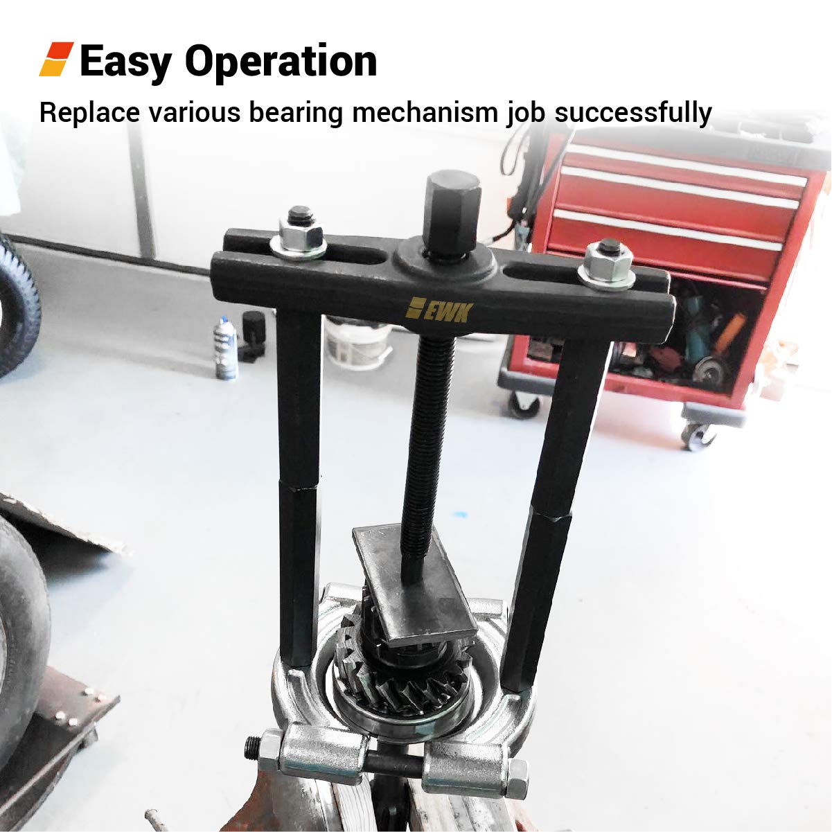 EWK 12 Pcs 5 Ton Capacity Wheel Bearing Removal Tool, Bearing Splitter