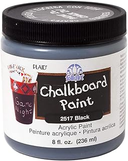 FolkArt Chalkboard Paint 8oz-Black -25-17