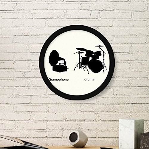 Cadre peintures drum kit pattern pour sticker mural de décoration chant
