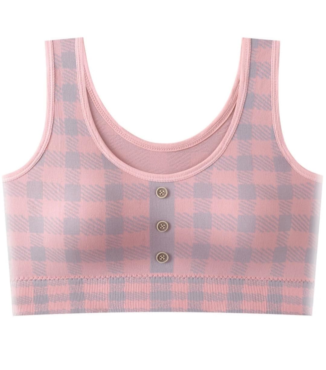 Pink Colors Extra Soft Gym were Women's Spandex Lightly Padded Non-Wired Sports Bra Removable Padded Bra for Workout Yoga Running Camisole Crop Tops Free Size-picture-23