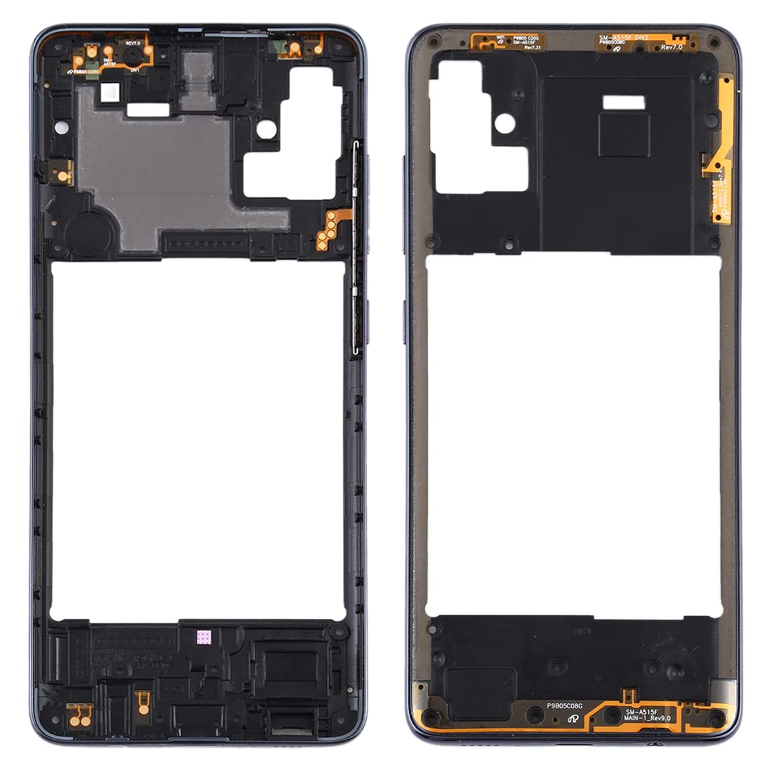 Amazon.com: for Galaxy A51 Middle Frame Bezel Plate (Black) : Cell