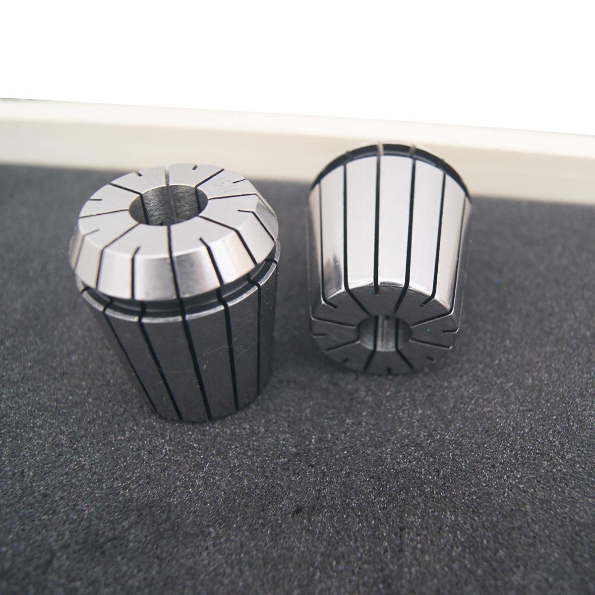 KATSU ER40 Juego de Pinzas de Resorte 22 Piezas 4-25 mm Precisión Mandril de Enrutador para Máquina de Grabado CNC y Herramienta de Torno Fresado 11028301