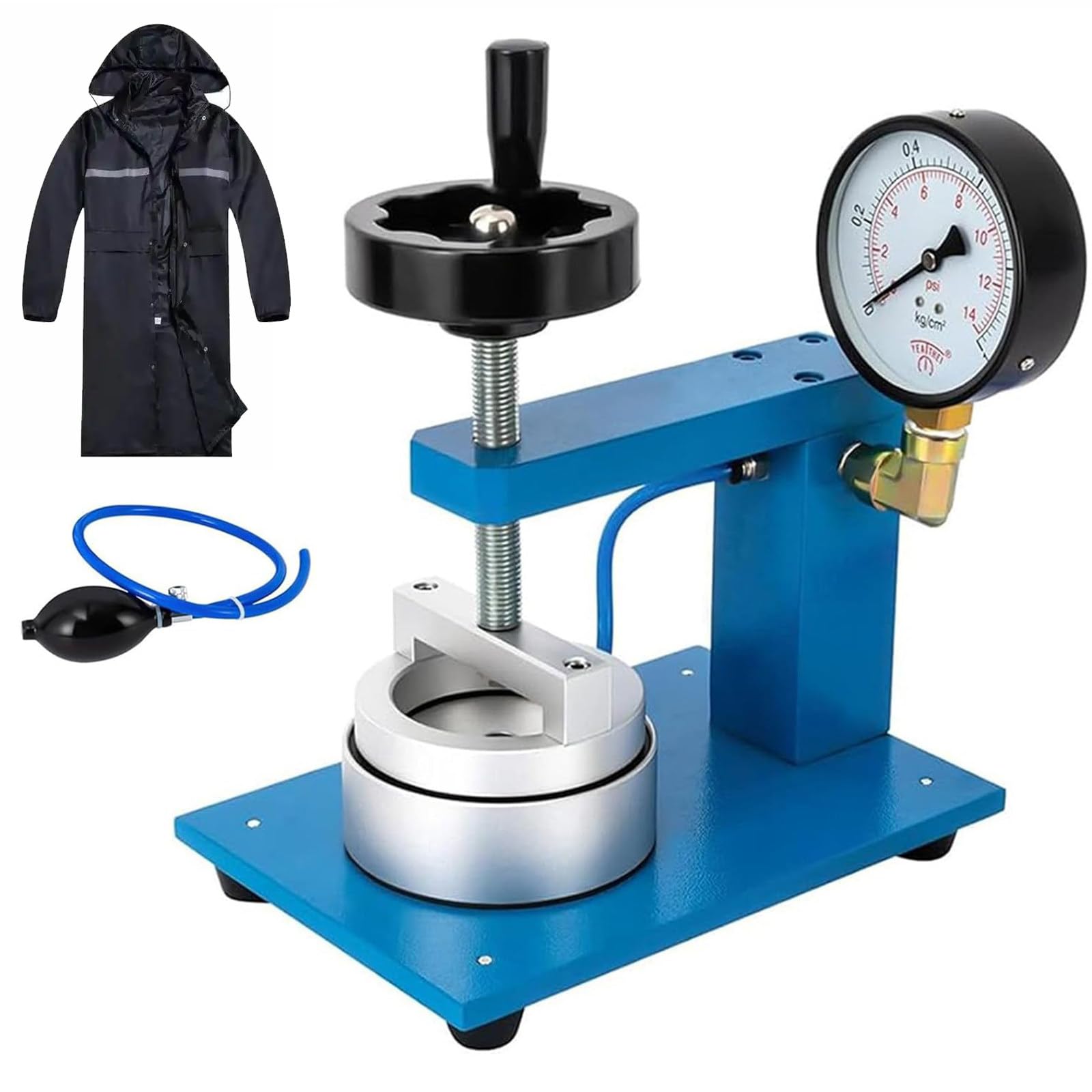 DPQYJPP Textile fabric hydrostatic pressure tester, max water pressure resistance 2000mm-20000mm h2o, waterproof testing tool with pressurised rubber ball, for tent, raincoats, cloth 10000mm