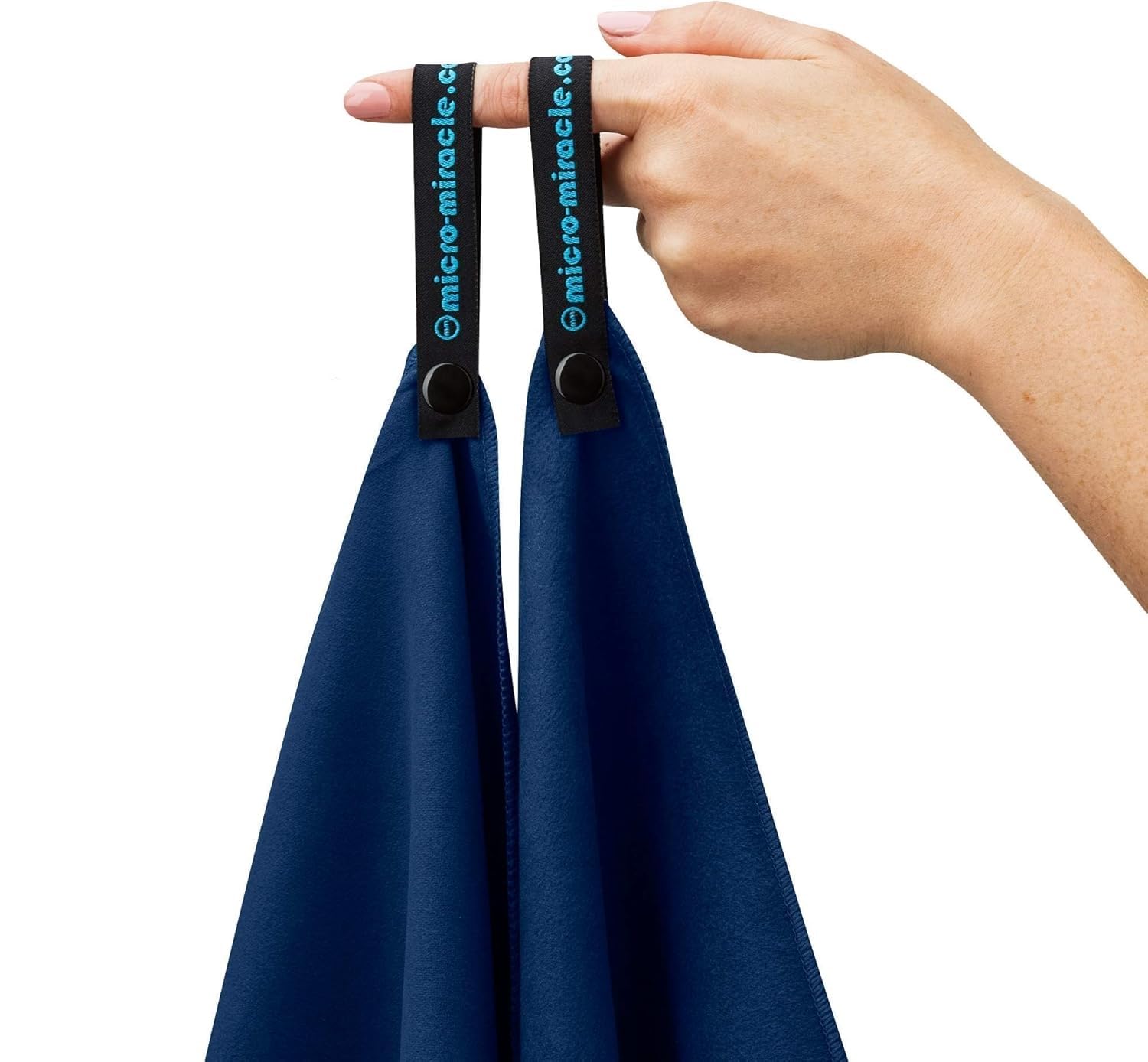 Toalla de microfibra de secado rápido para gimnasio en casa, playa, deportes, camping y viajes, XL 30 x 60 pulgadas - 2 en 1 - Toalla de mano más pequeña incluida, súper absorbente, extra suave, ligera y compacta - con bolsa