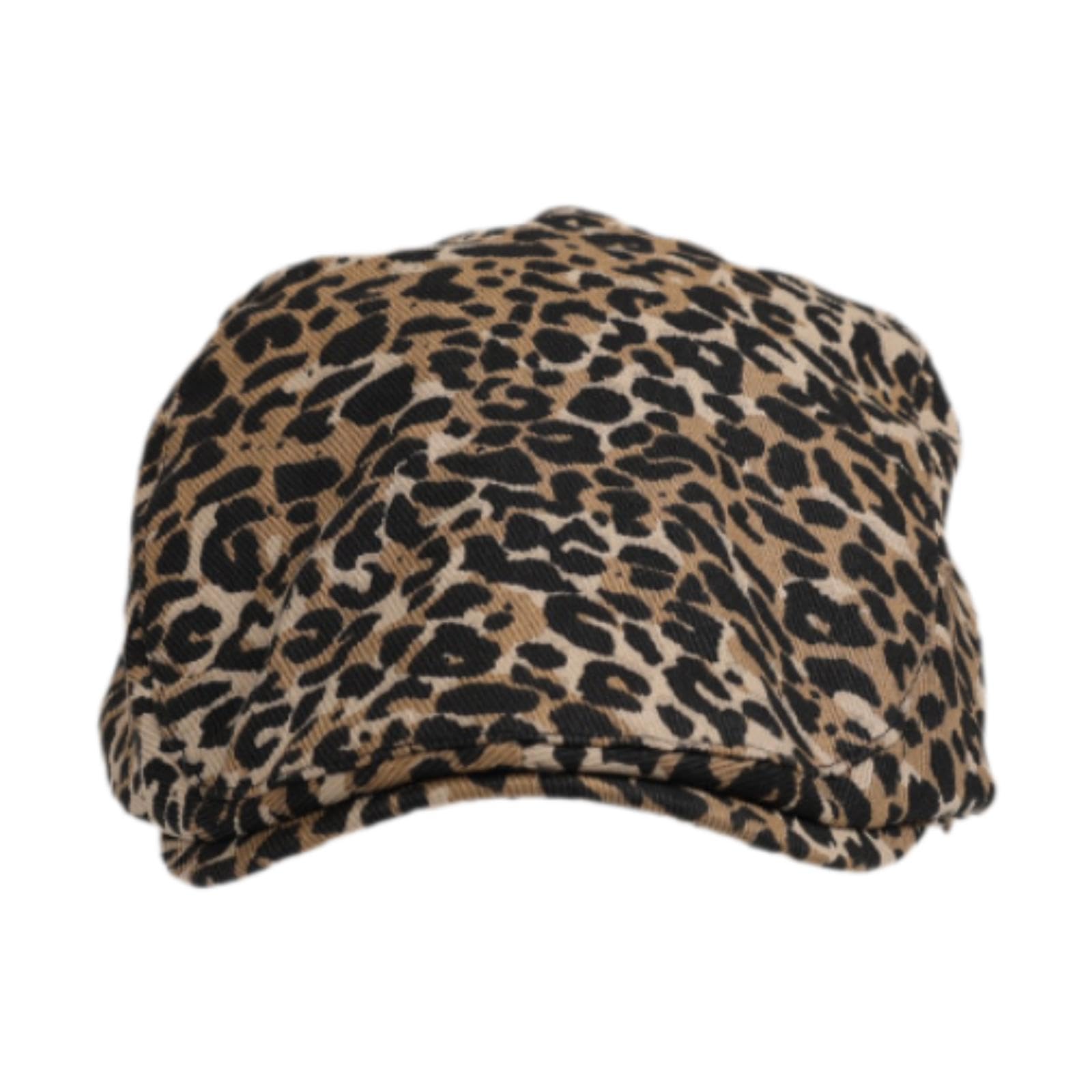 Leopard Print Hat Fashionable Women Beret for Street Themed Party Travel| Hats| Womens Accessories |Clothing Shoes &-image-33